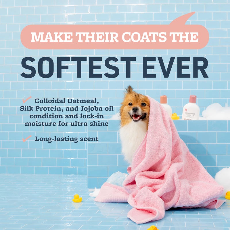 Veterinary Formula Smart Coat Complex Ultra Oatmeal Moisturizing Conditioner for Dogs, 17 Fl oz â€“ with Colloidal Oatmeal & Jojoba â€“ Leaves Coat Soft, Shiny, Hydrated, Strong, with Long-Lasting Scent - Image 4